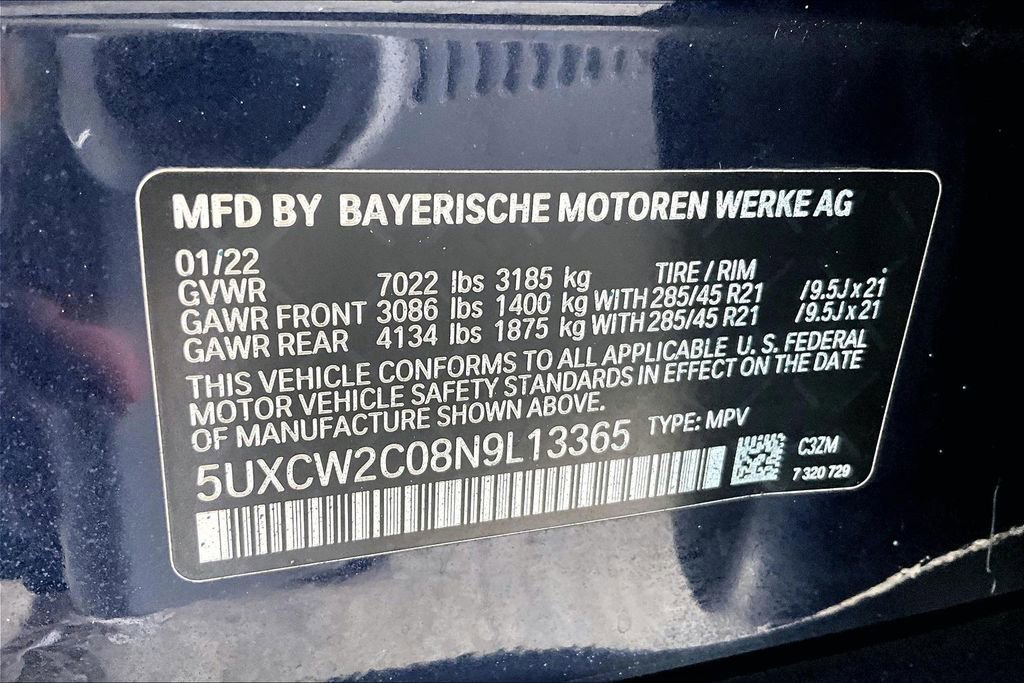 Used 2022 BMW X7 xDrive40i w/ M Sport Package image 42