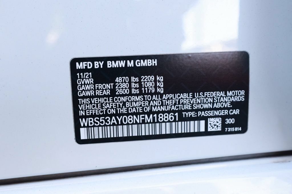 Used 2022 BMW M3 w/ Executive Package RWD image 51