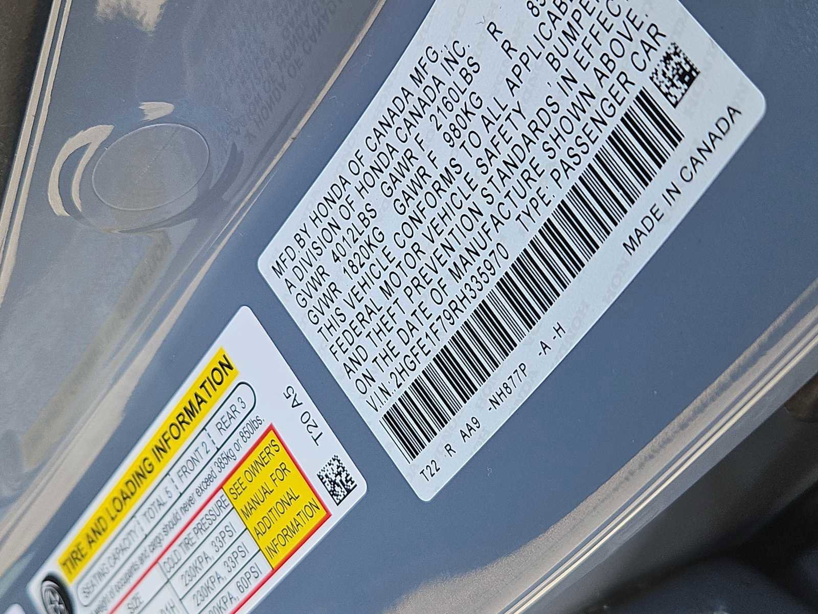 Certified 2024 Honda Civic EX image 14