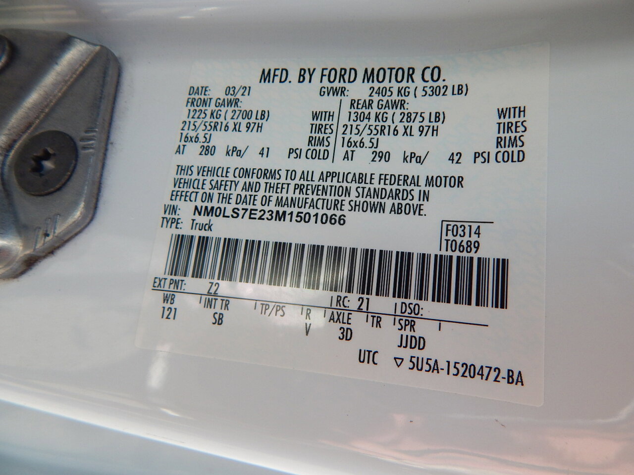 Used 2021 Ford Transit Connect XL image 29