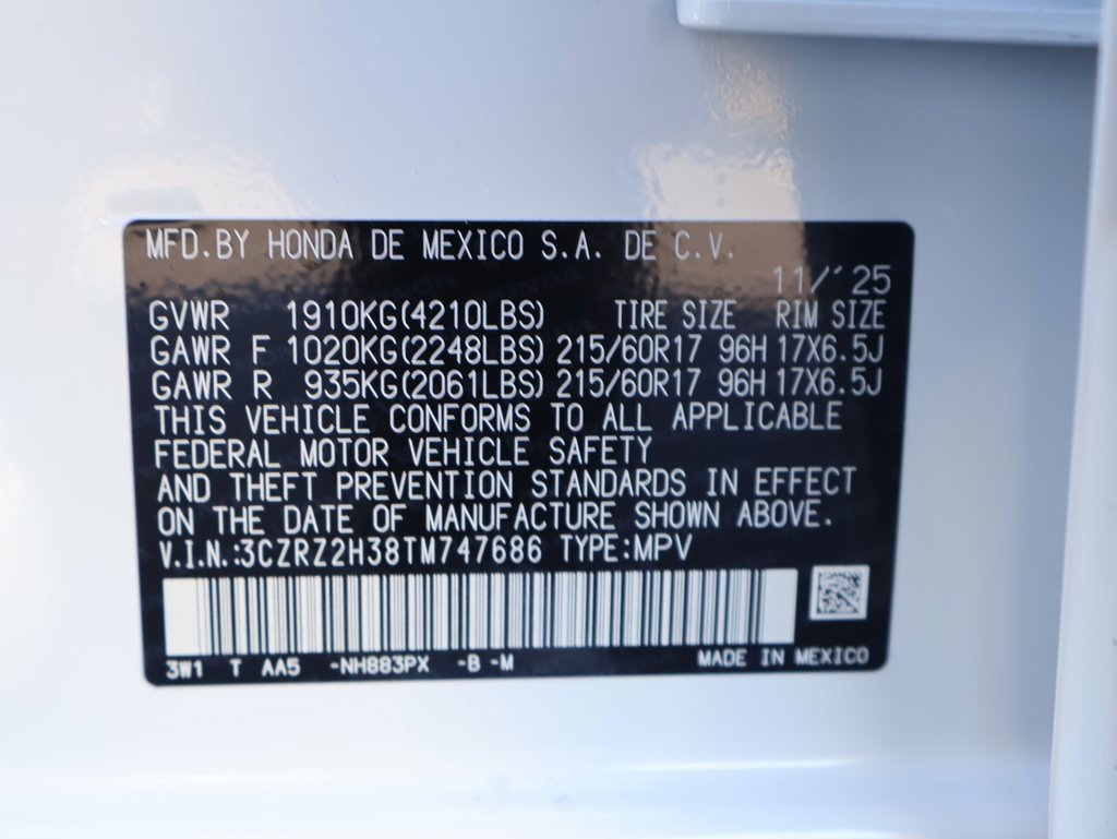 New 2026 Honda HR-V LX image 40