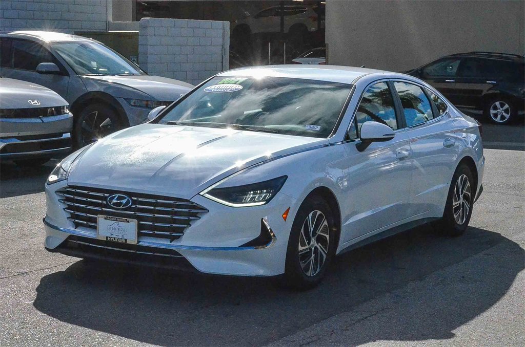 Used 2021 Hyundai Sonata Blue image 3