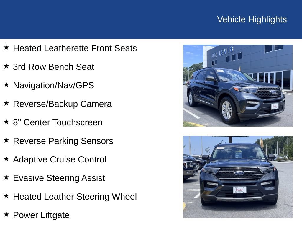 Used 2023 Ford Explorer XLT w/ Equipment Group 202A RWD image 26