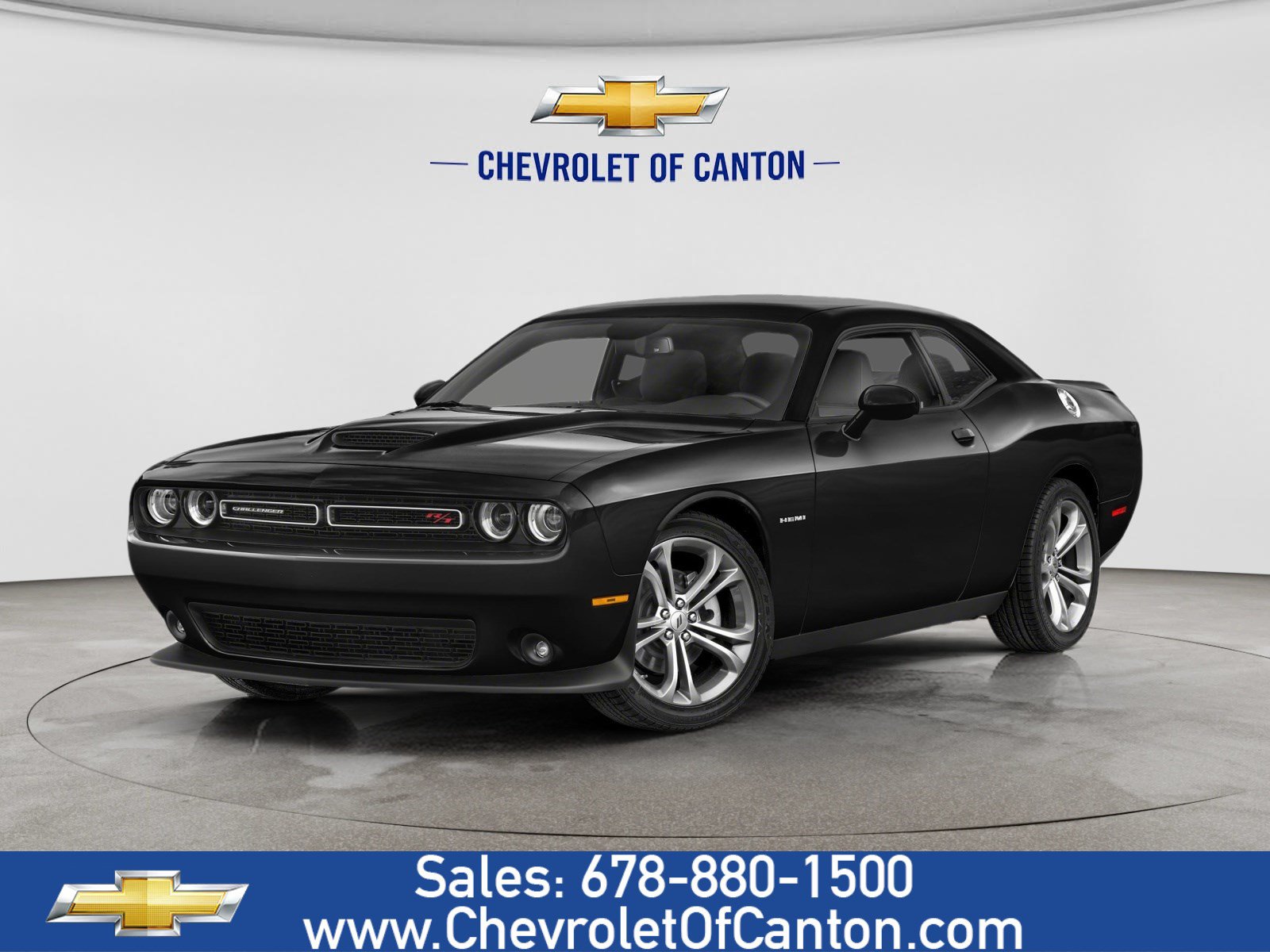 Used 2023 Dodge Challenger R/T w/ Blacktop Package RWD image 1