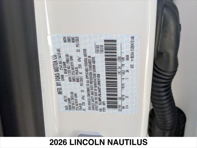 New 2026 Lincoln Nautilus Premier AWD/4WD image 15