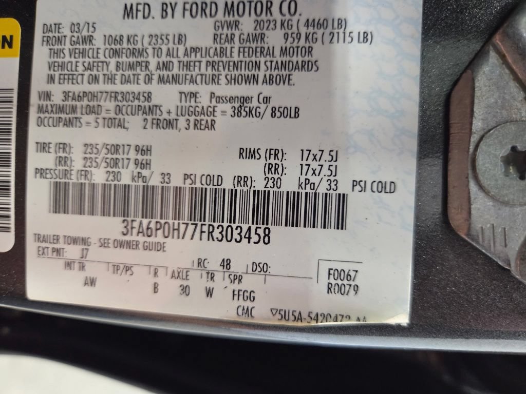 Used 2015 Ford Fusion SE FWD image 43