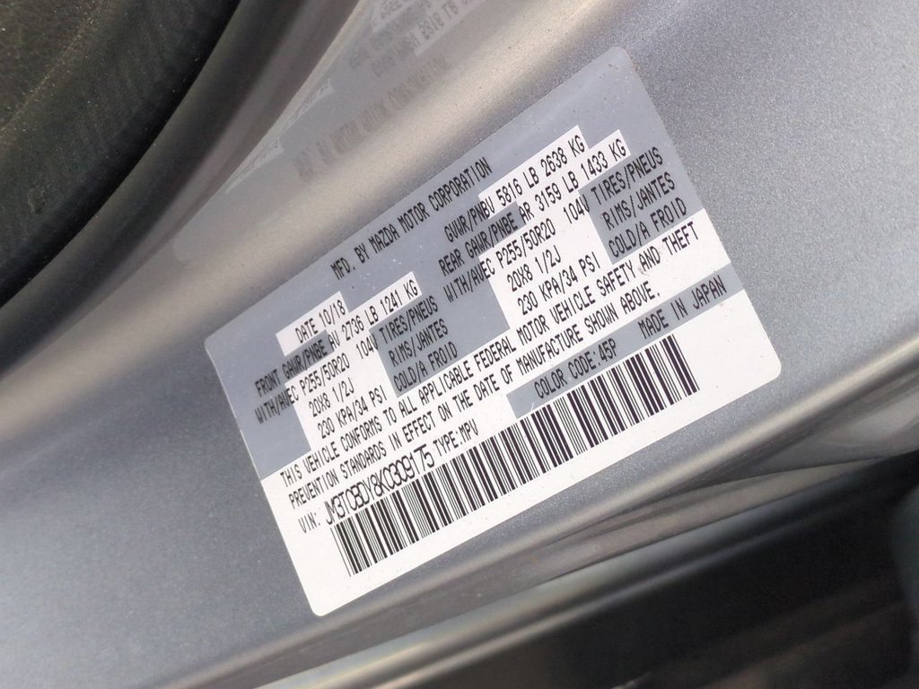 Used 2019 MAZDA CX-9 Grand Touring AWD/4WD image 32