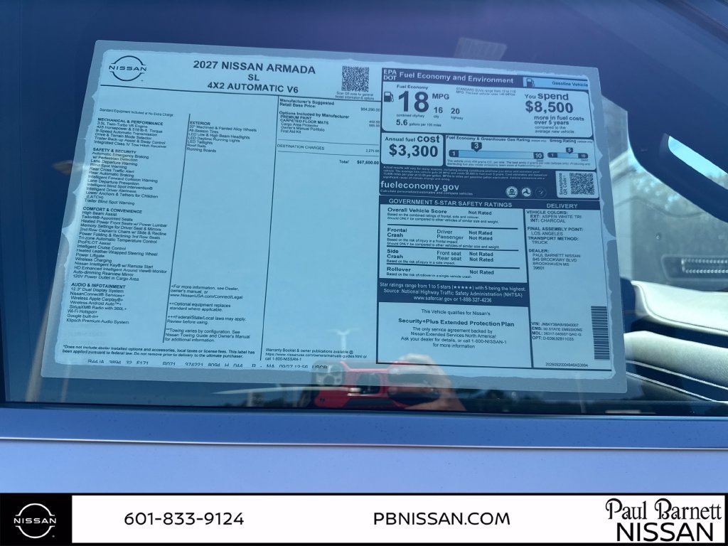 New 2027 Nissan Armada SL RWD image 8