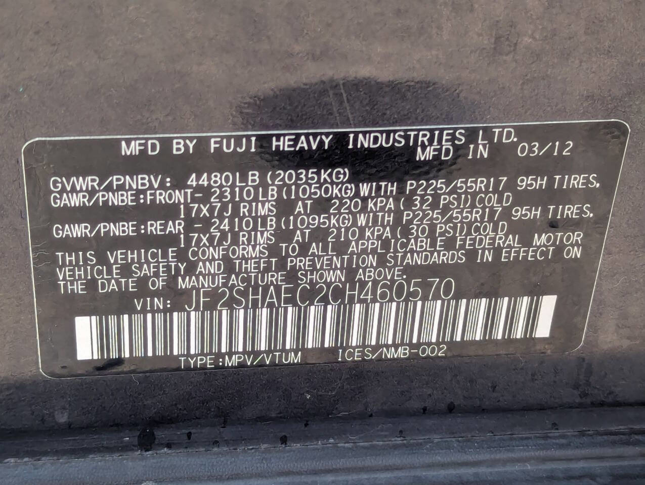 Used 2012 Subaru Forester 2.5X Limited image 35