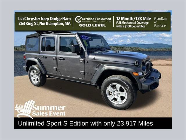 Certified 2022 Jeep Wrangler Unlimited Sport