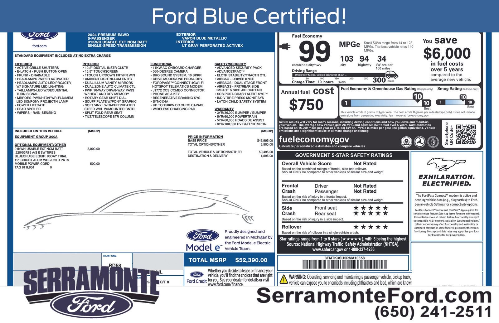 Used 2024 Ford Mustang Mach-E Premium image 17