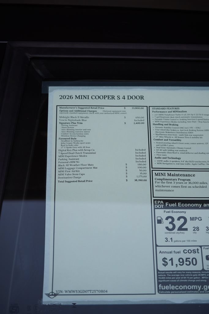 New 2026 MINI Cooper S FWD image 6