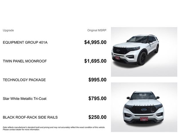 Used 2022 Ford Explorer ST w/ Equipment Group 401A AWD/4WD image 3