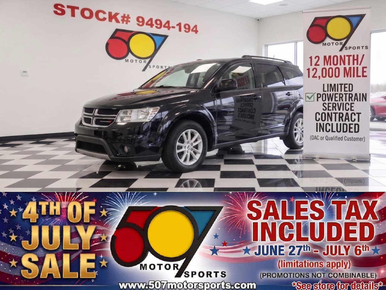 Used 2015 Dodge Journey SXT w/ Flexible Seating Group