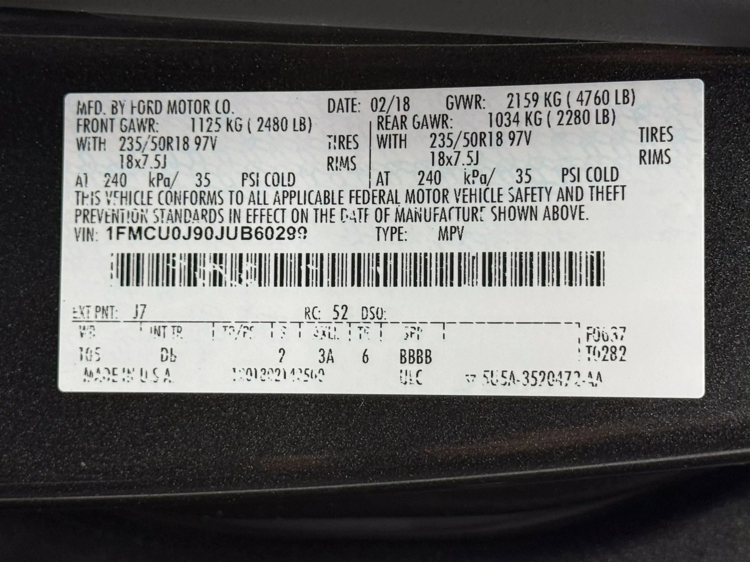 Used 2018 Ford Escape Titanium image 62