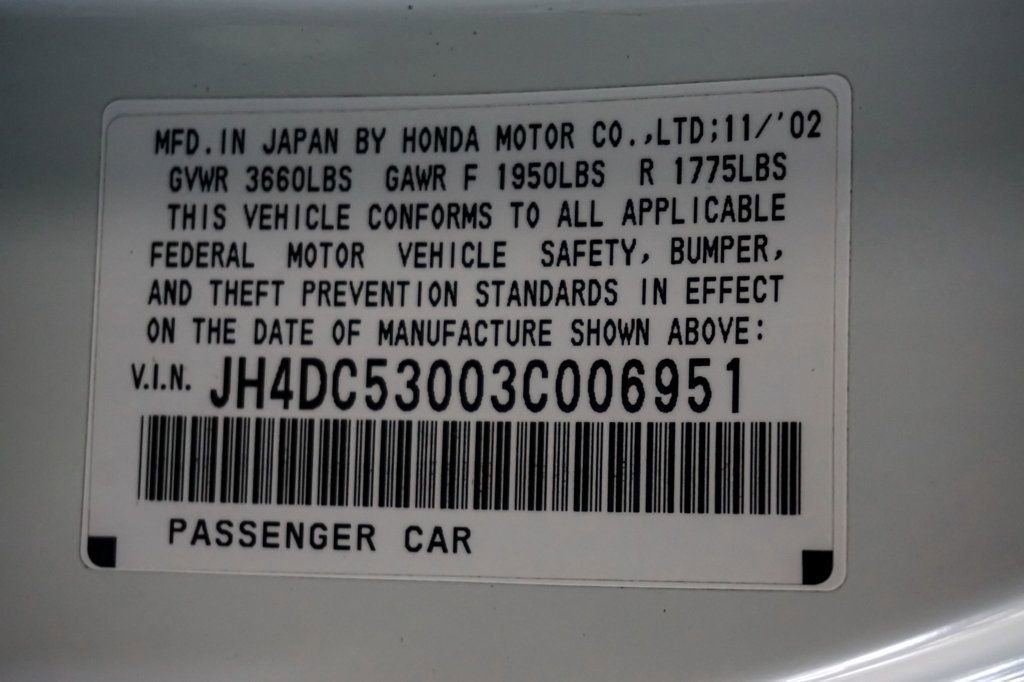 Used 2003 Acura RSX Type-S image 18