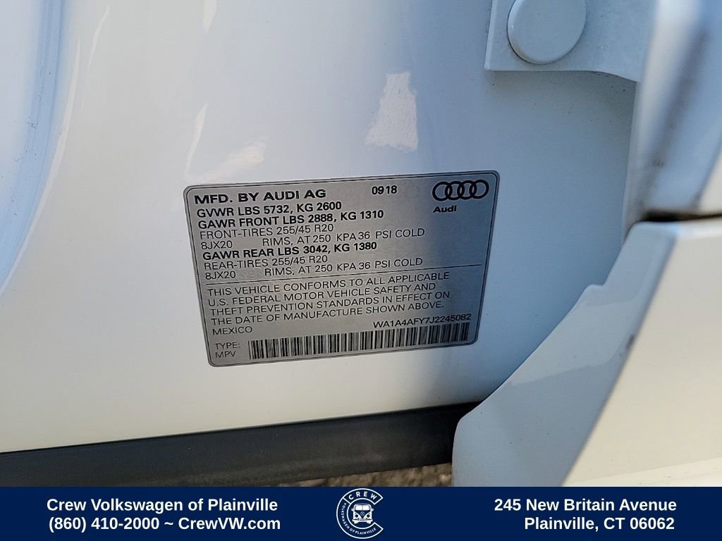 Used 2018 Audi SQ5 Premium Plus w/ S Sport Package image 37