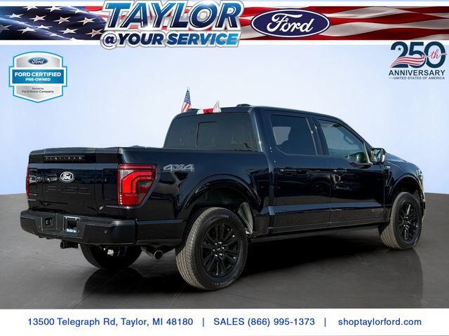 Certified 2025 Ford F150 Platinum w/ Equipment Group 702A High AWD/4WD image 4