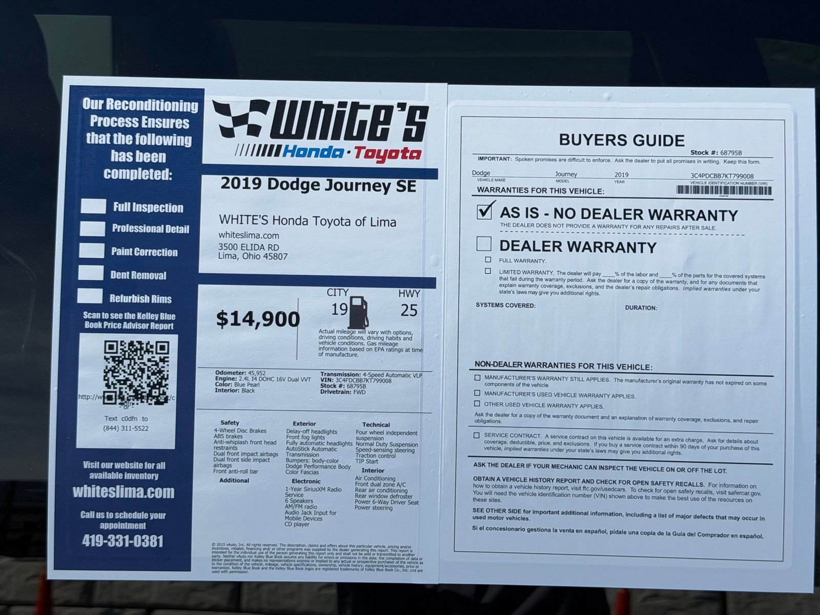 Used 2019 Dodge Journey SE w/ Premium Group FWD image 30