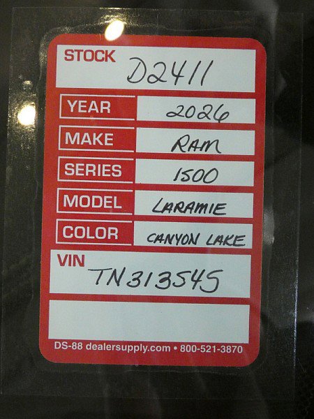 New 2026 RAM 1500 Laramie w/ Night Edition image 30