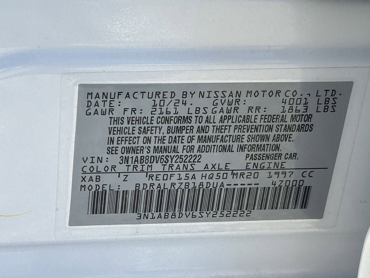 Certified 2025 Nissan Sentra SR image 35