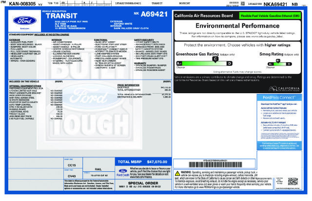 Certified 2022 Ford Transit 350 XLT RWD image 25