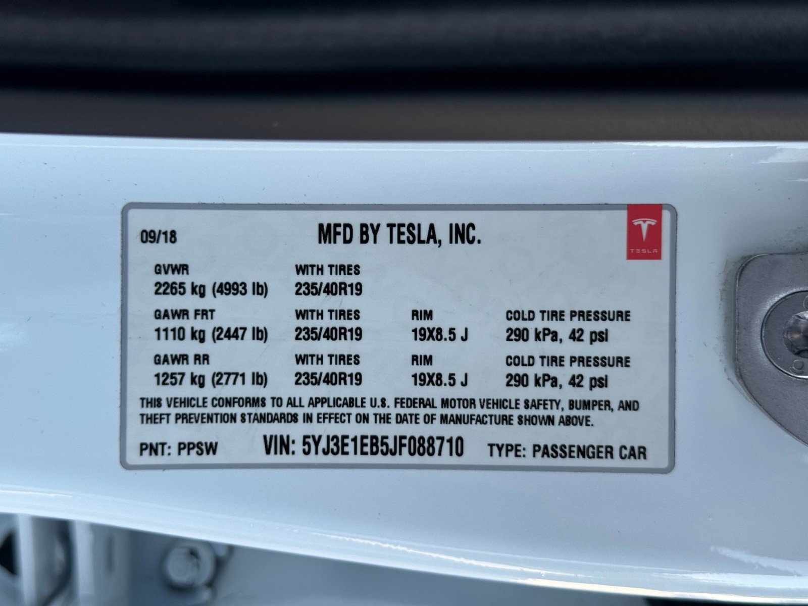 Used 2018 Tesla Model 3 Long Range image 45