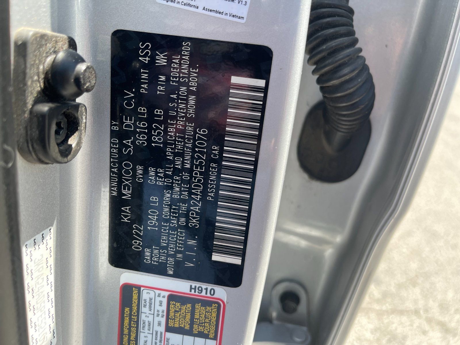 Used 2023 Kia Rio S FWD image 30