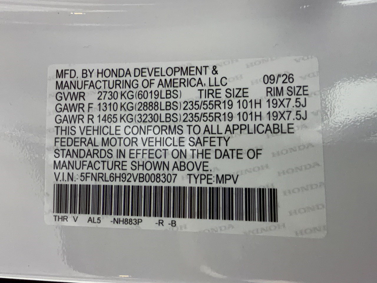 New 2027 Honda Odyssey Elite image 31