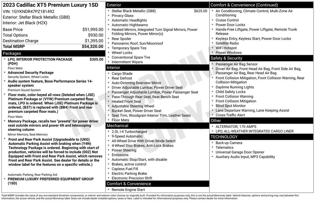 Certified 2023 Cadillac XT5 Premium Luxury image 3