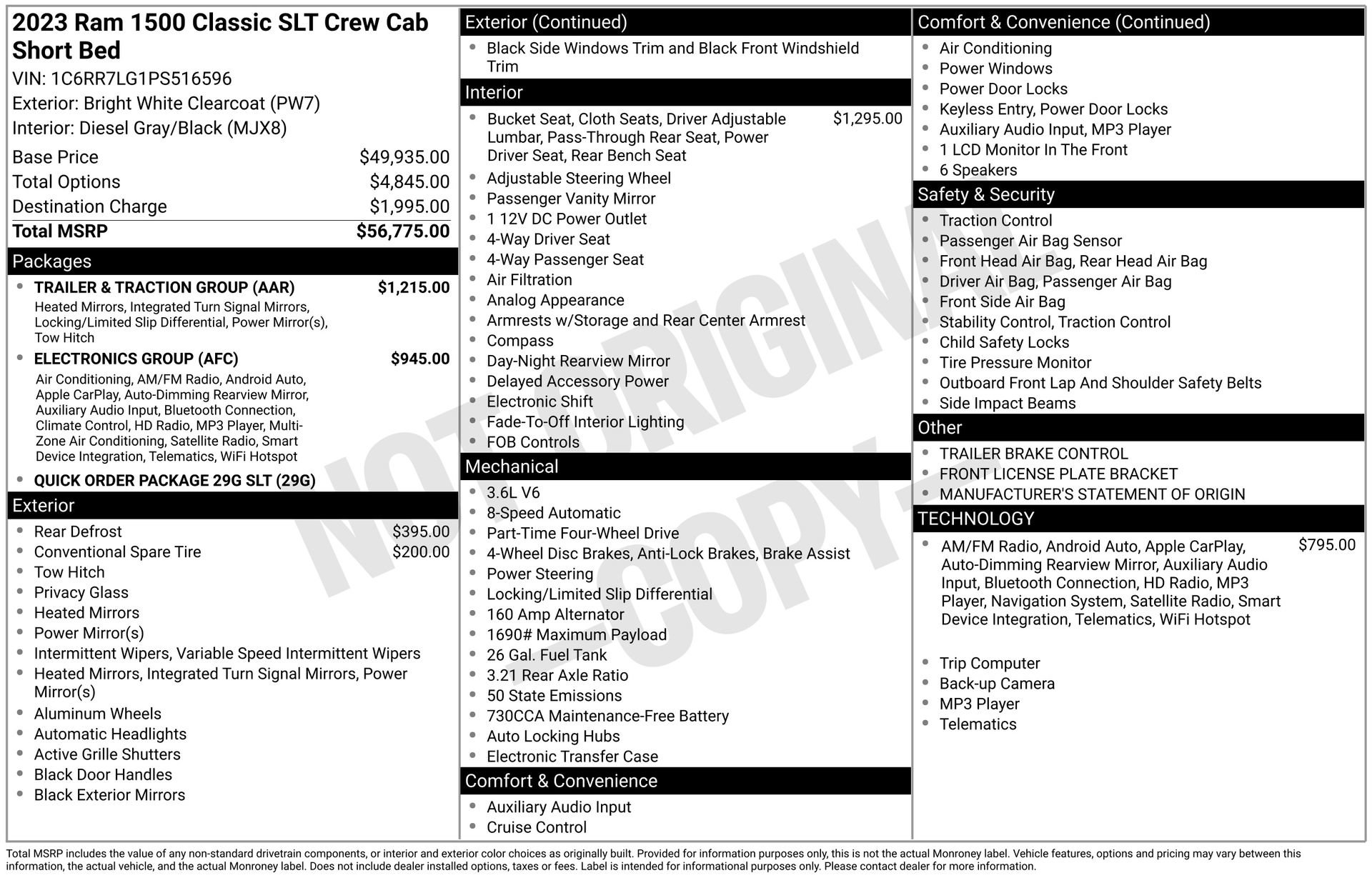 Used 2023 RAM 1500 Classic SLT w/ Trailer & Traction Group image 25