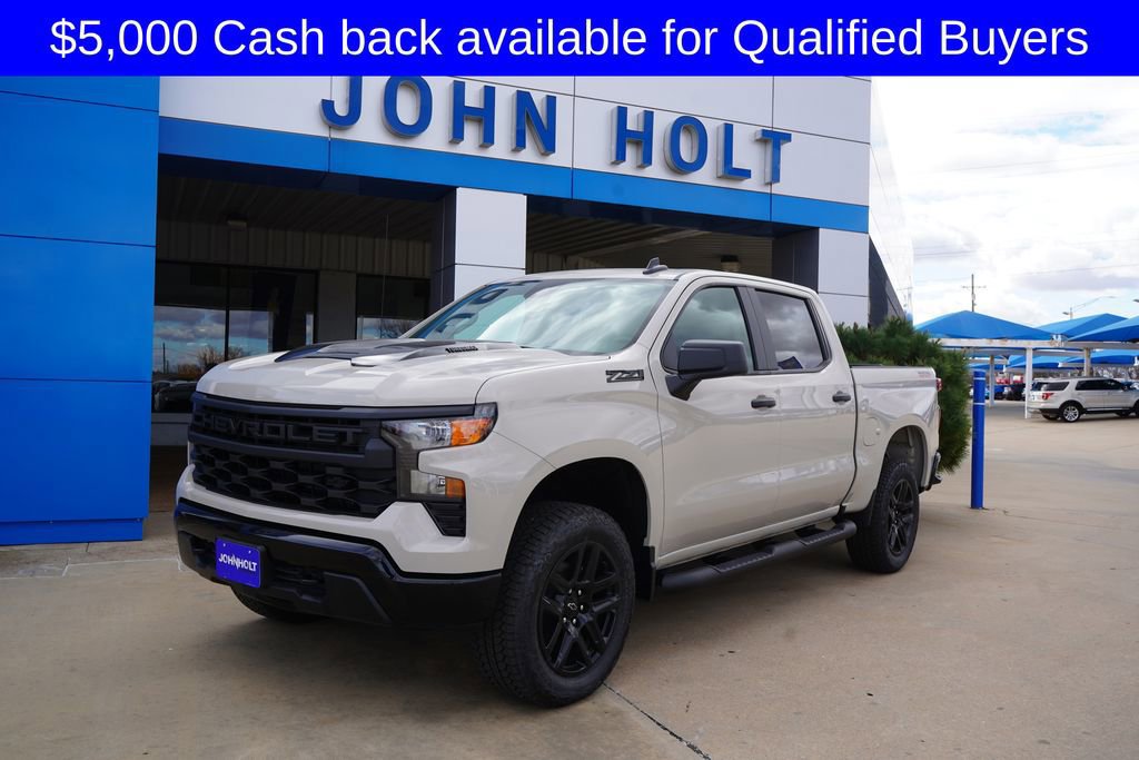 New 2026 Chevrolet Silverado 1500 Custom Trail Boss w/ Turbomax Blackout Package image 1