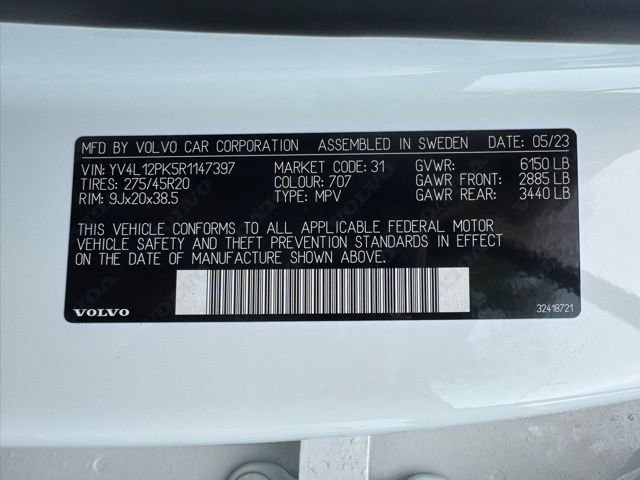 Used 2024 Volvo XC90 B5 Core w/ Protection Package Premier image 12