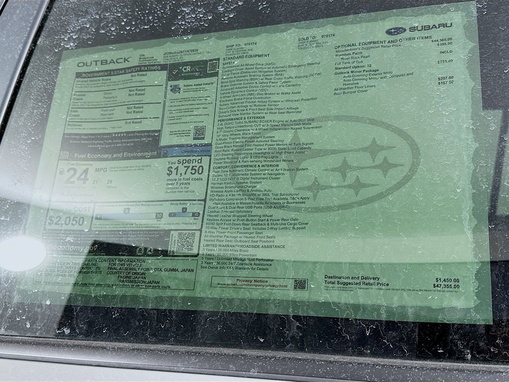 New 2026 Subaru Outback Limited XT image 12