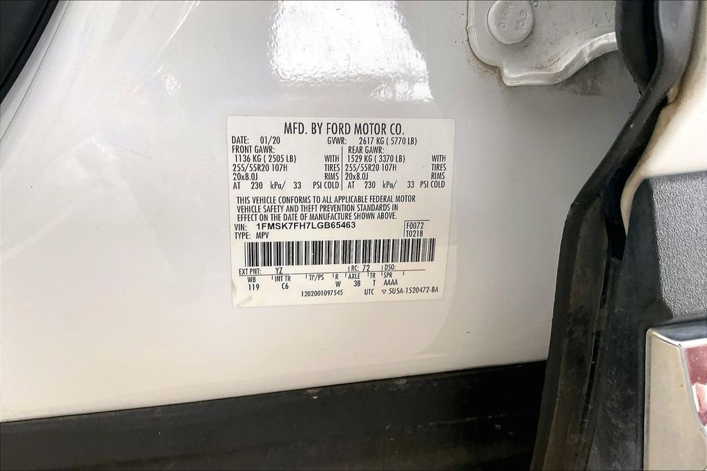 Used 2020 Ford Explorer Limited image 28