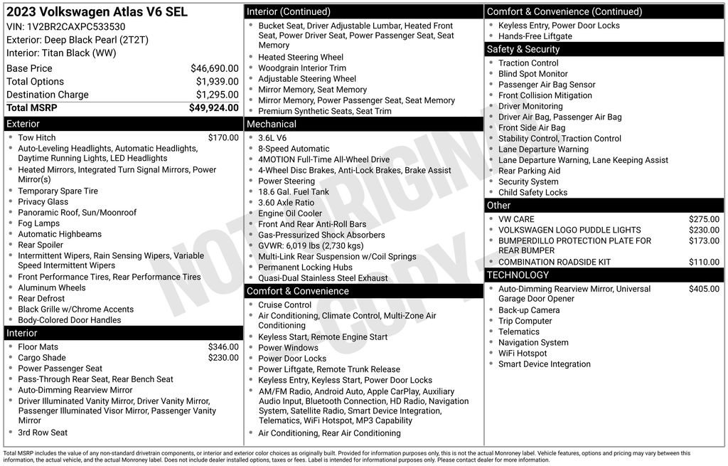 Certified 2023 Volkswagen Atlas SEL image 31