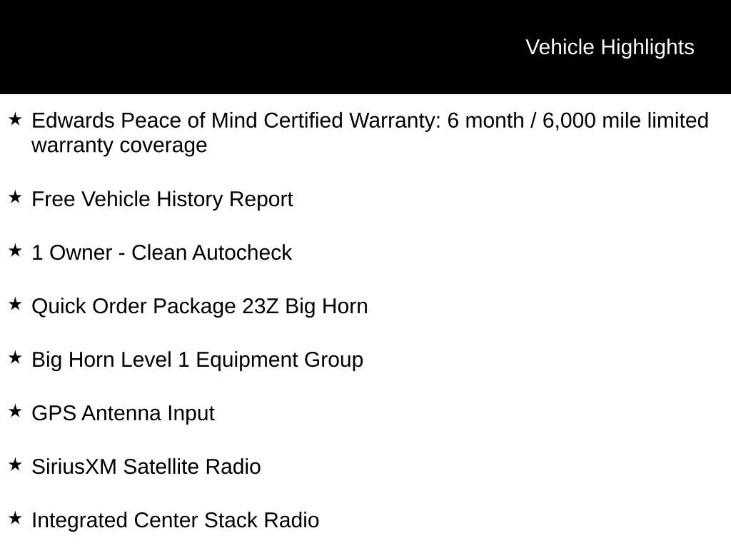 Used 2023 RAM 1500 Big Horn AWD/4WD image 5