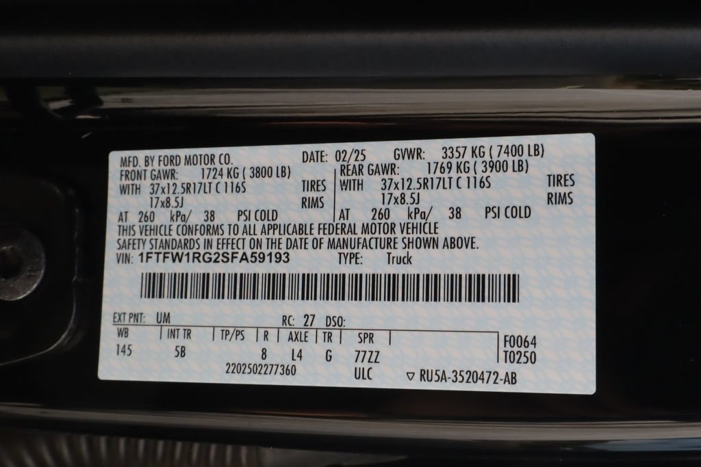 New 2025 Ford F150 Raptor AWD/4WD image 35