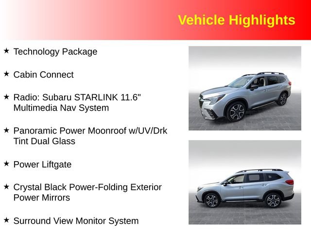 Used 2024 Subaru Ascent Limited w/ Technology Package AWD/4WD image 3