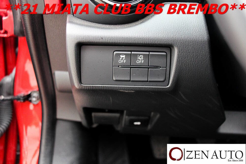 Used 2021 MAZDA MX-5 Miata Club w/ Brembo/BBS Recaro Package image 22