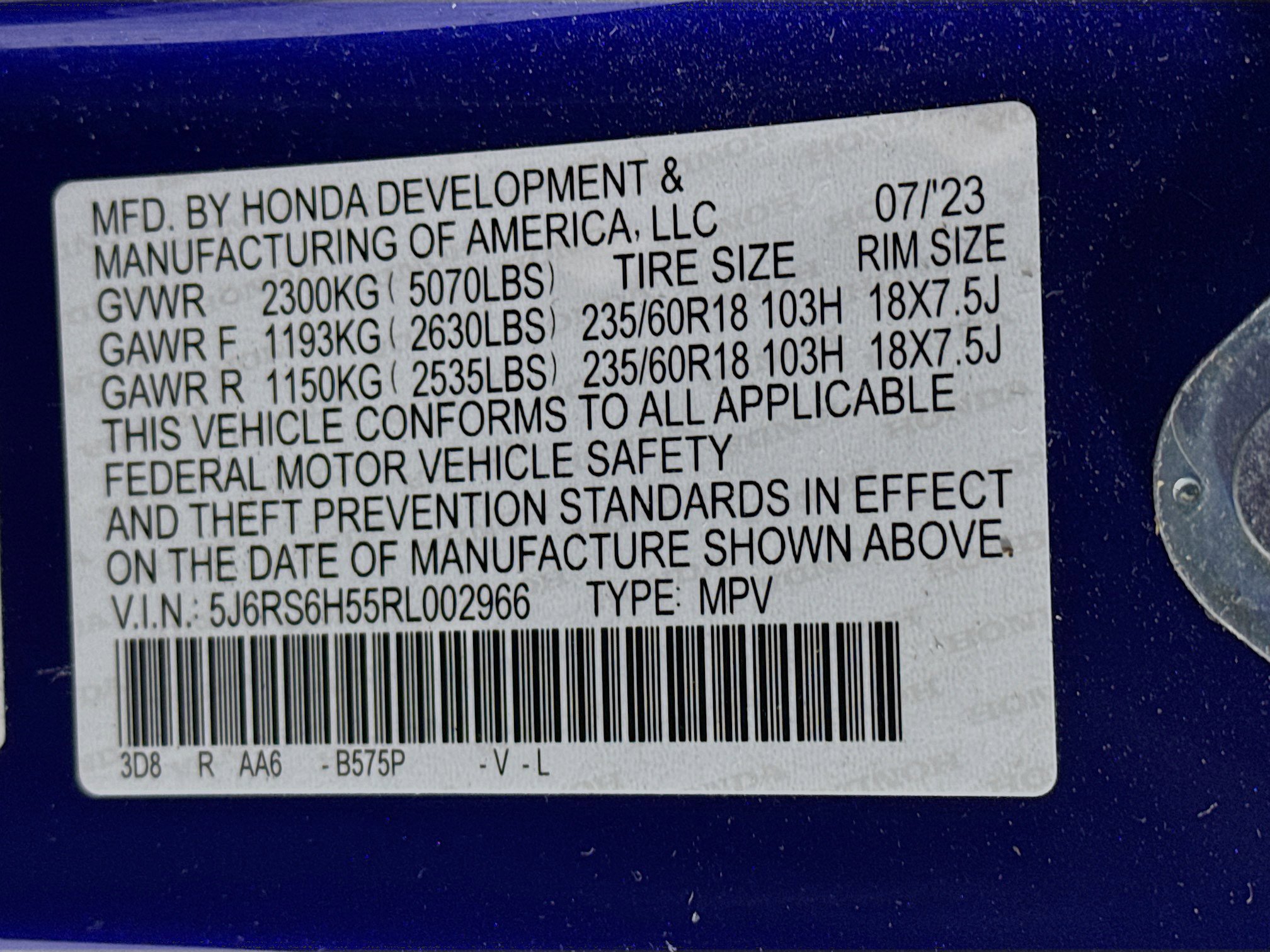 Certified 2024 Honda CR-V Sport image 31