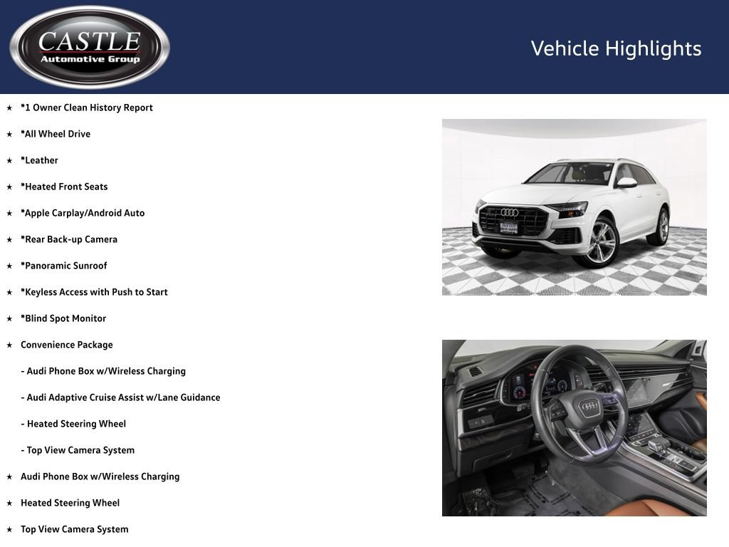 Used 2023 Audi Q8 Premium w/ Convenience Package AWD/4WD image 4
