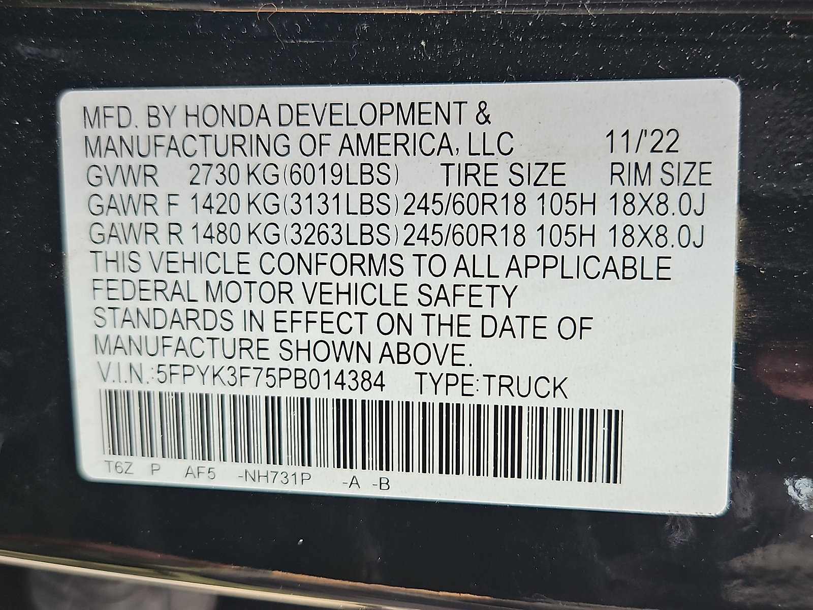 Certified 2023 Honda Ridgeline RTL-E image 29