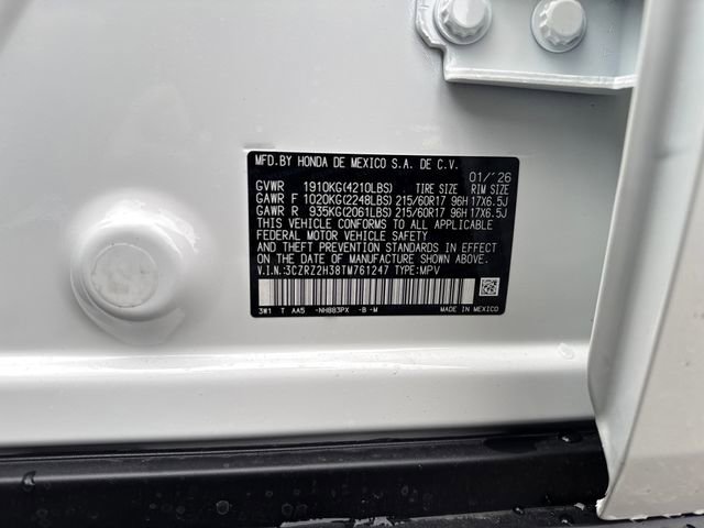 New 2026 Honda HR-V LX image 17
