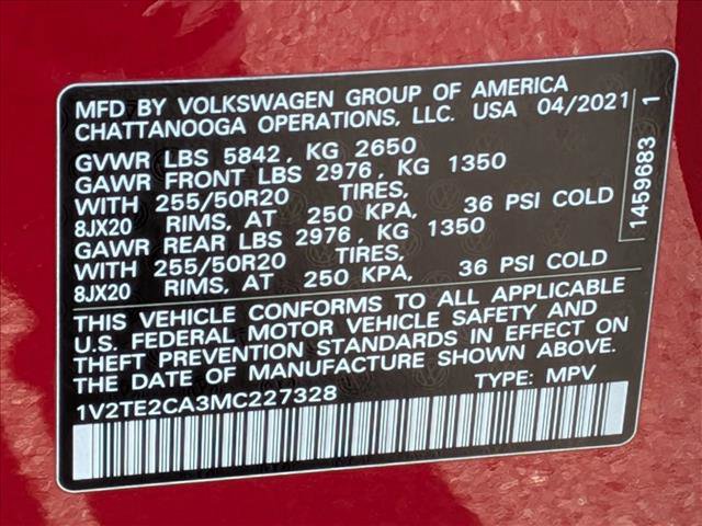 Used 2021 Volkswagen Atlas Cross Sport SEL Premium AWD/4WD image 25