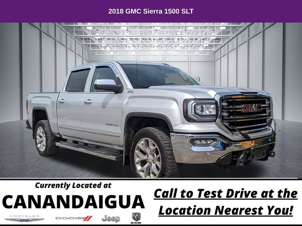 Used 2018 GMC Sierra 1500 SLT w/ SLT Premium Package AWD/4WD image 1