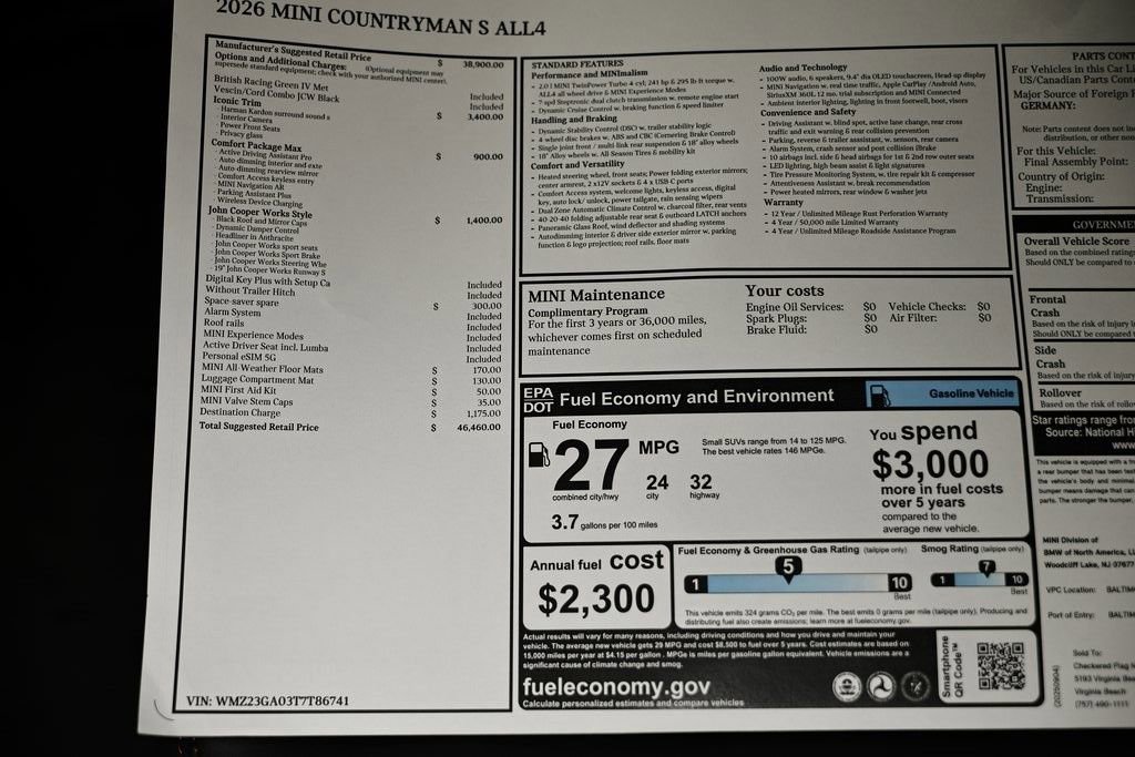 New 2026 MINI Cooper Countryman S image 40