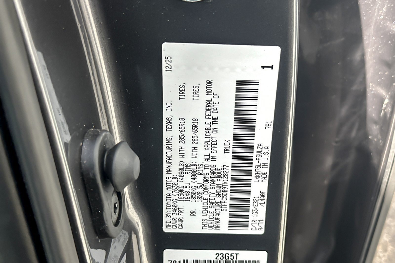 Certified 2026 Toyota Tundra TRD Pro AWD/4WD image 27