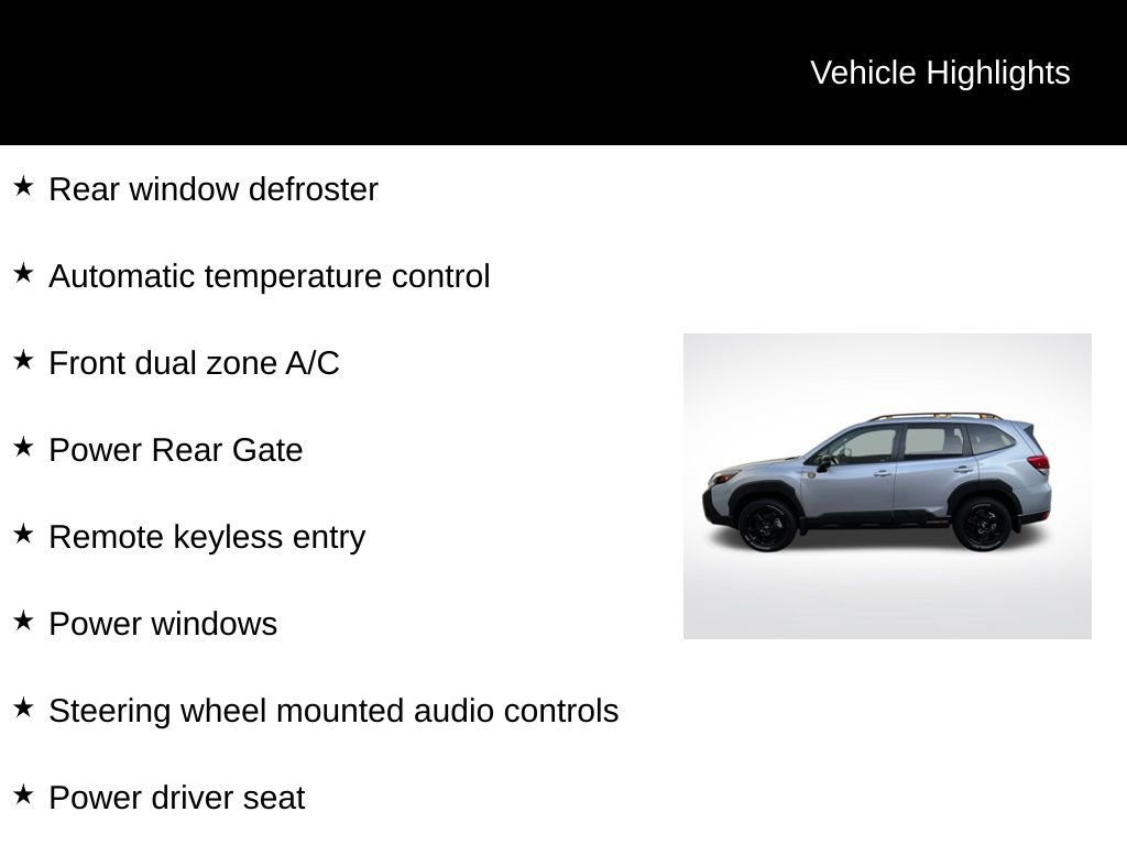 Certified 2025 Subaru Forester Wilderness image 8