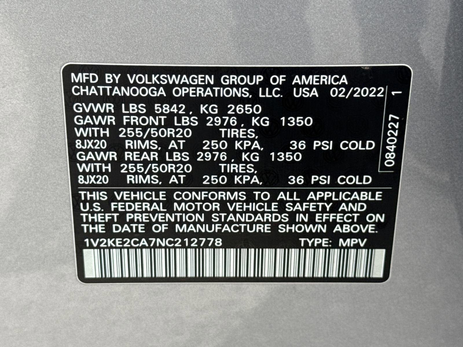 Used 2022 Volkswagen Atlas Cross Sport SE w/ Panoramic Sunroof Package image 17